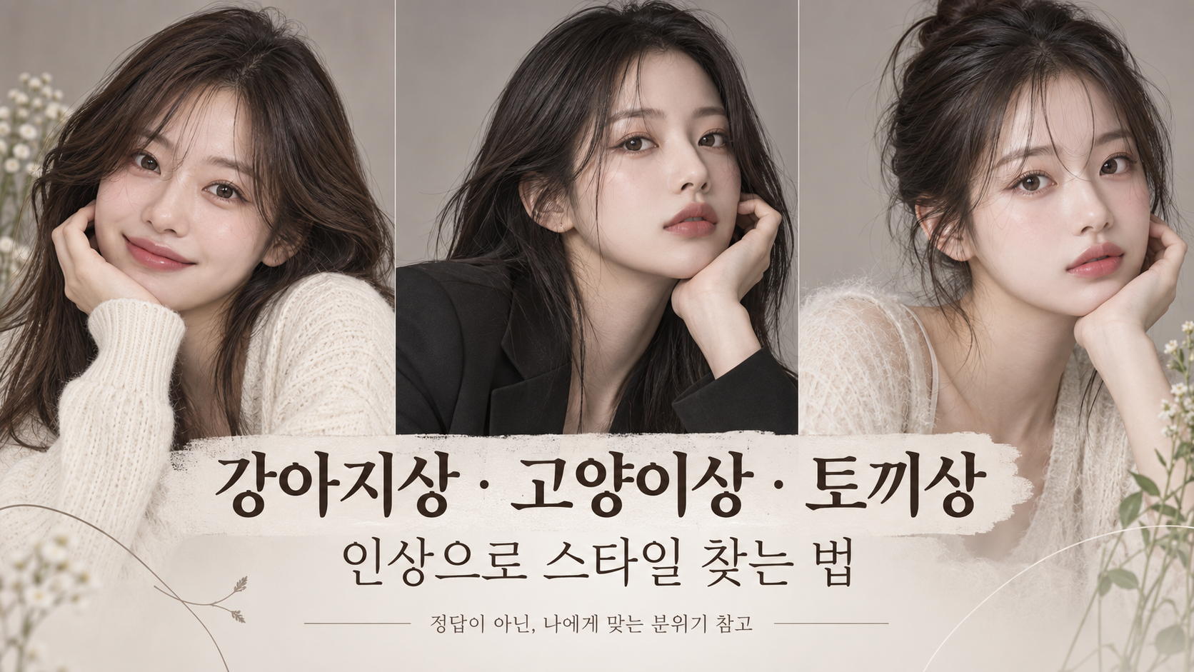 강아지상 고양이상 토끼상 인상 정보카드