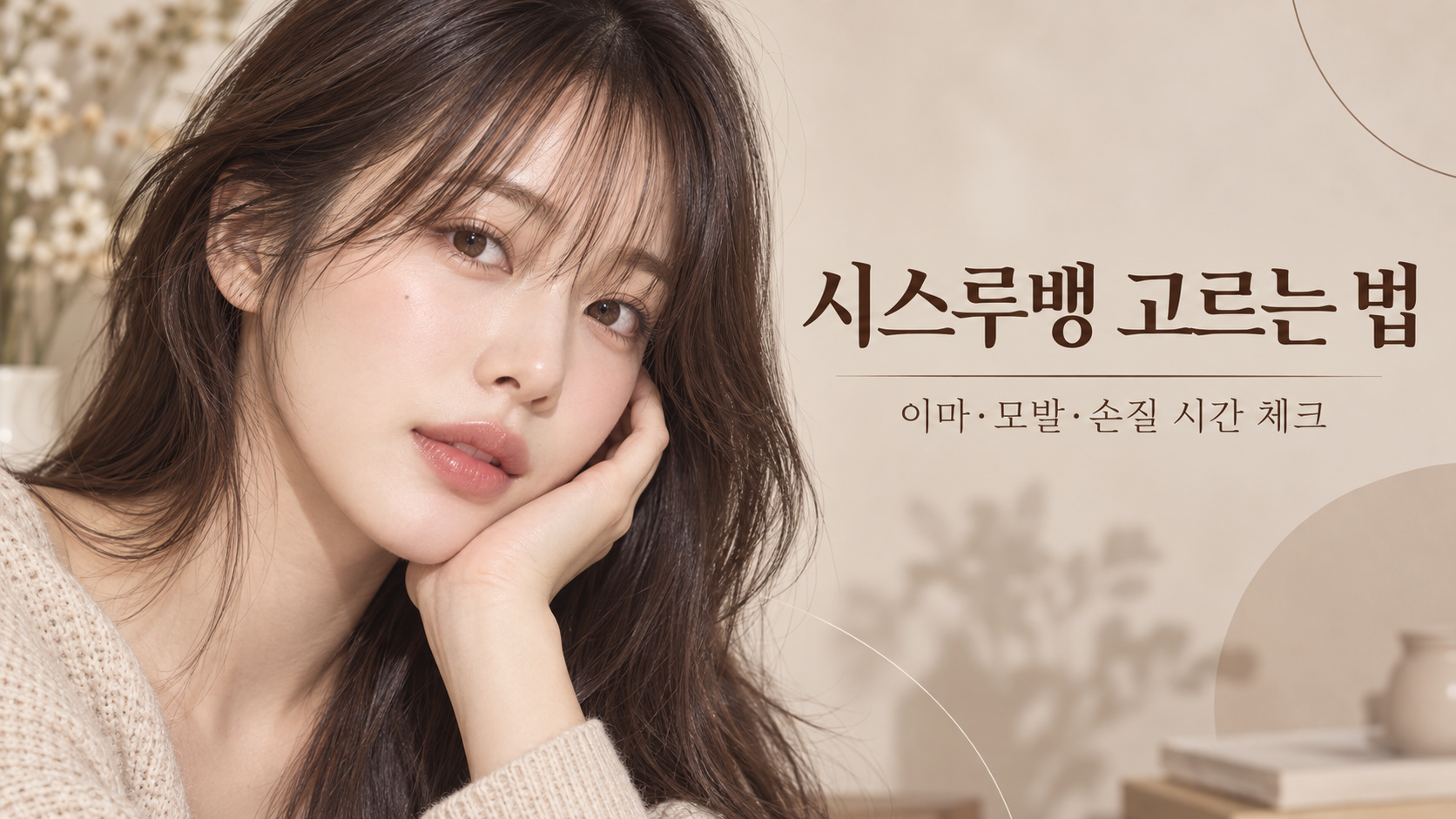 시스루뱅 고르는 법 한국어 정보카드