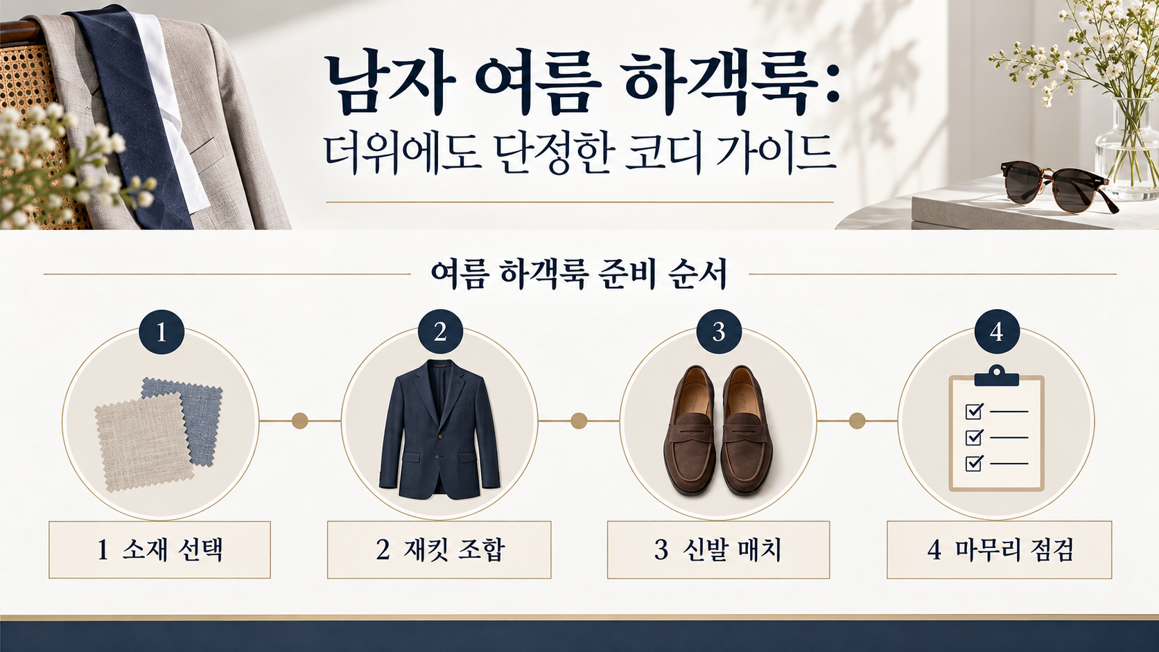 여름 하객룩을 준비하는 색상 소재 신발 선택 순서