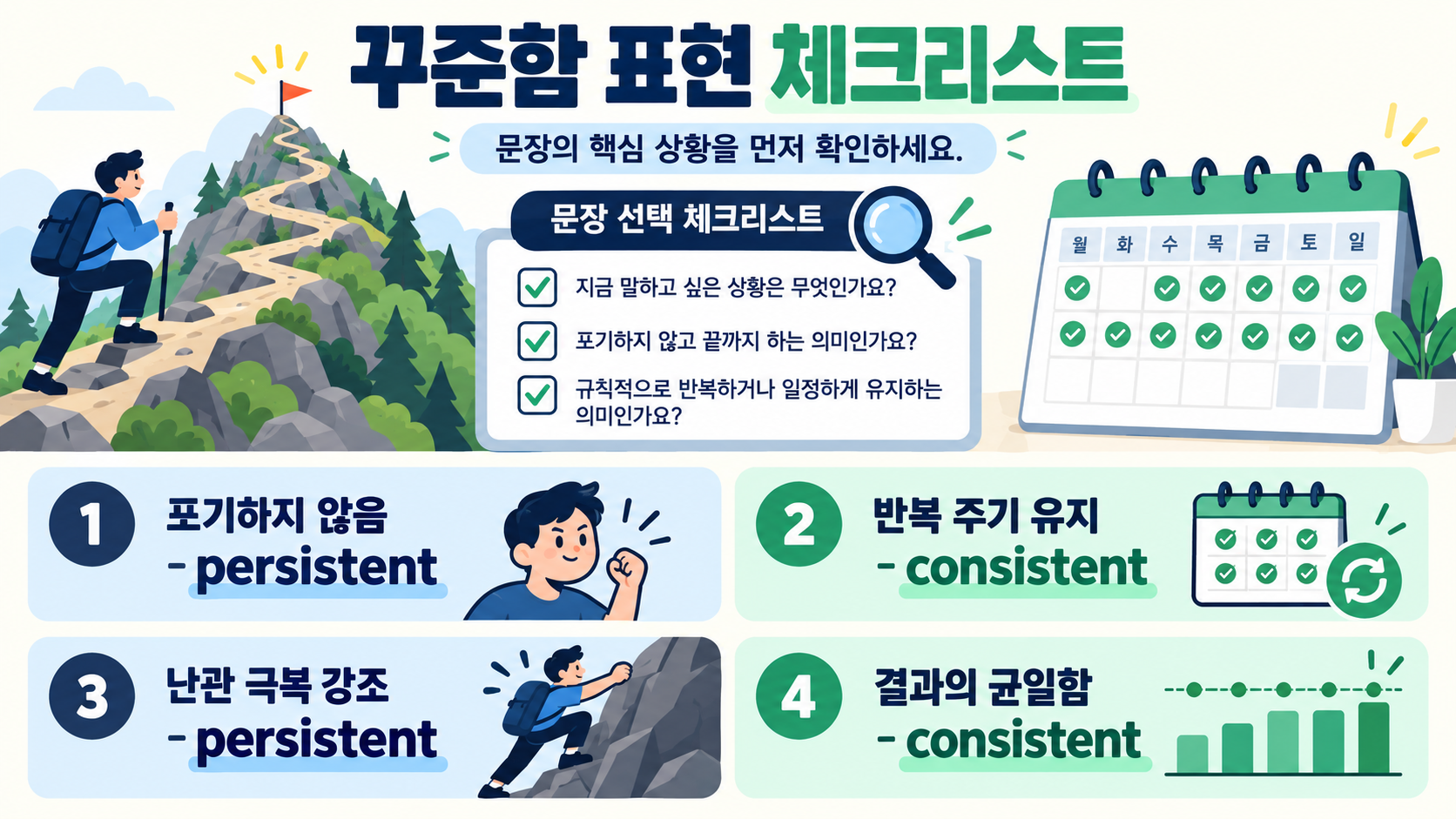 persistent와 consistent 사용 전 체크리스트 정보카드