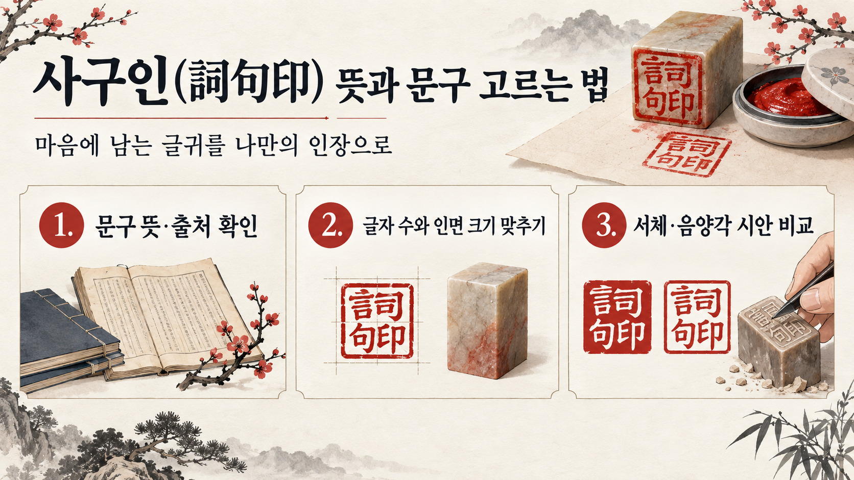 사구인 뜻과 문구 선택 기준을 정리한 한국어 정보카드