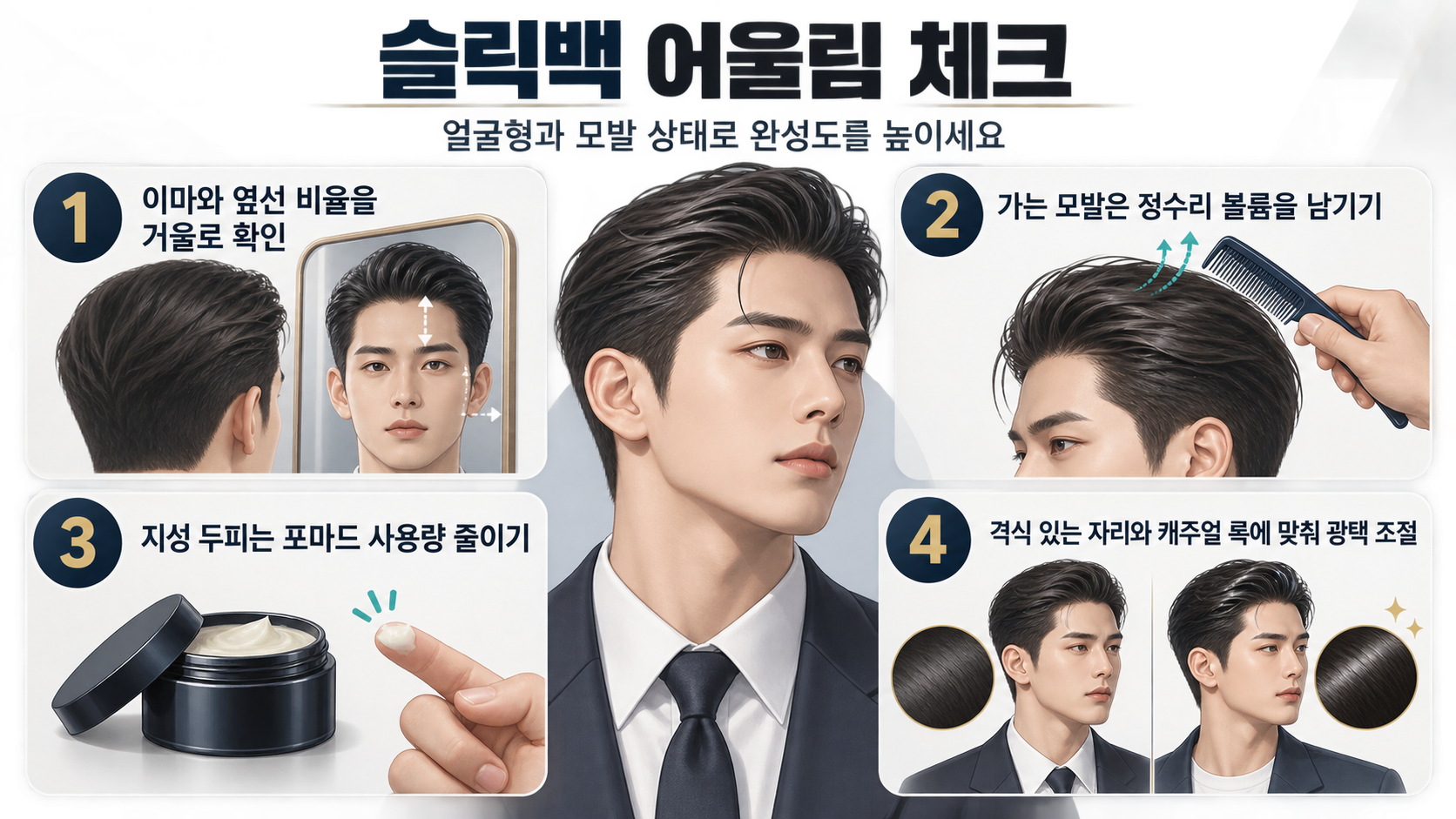 슬릭백 제품 선택과 유지 관리 정보카드