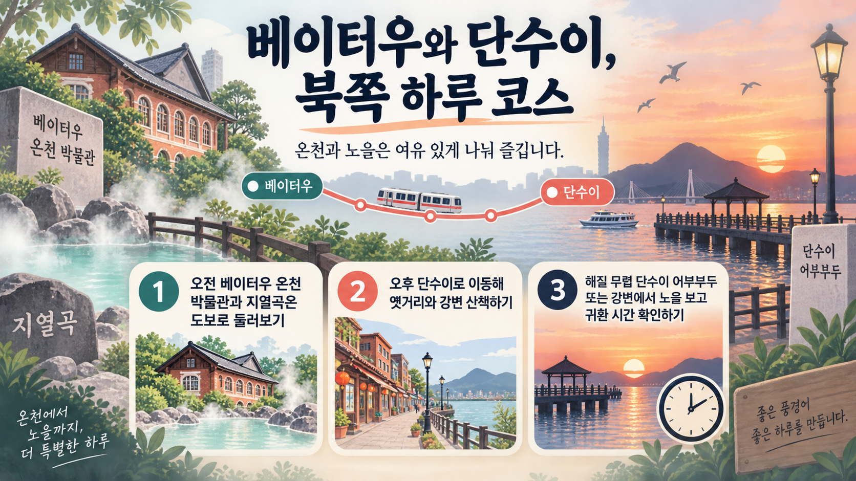 타이베이 자유여행 준비와 현지 이용 팁 정보카드