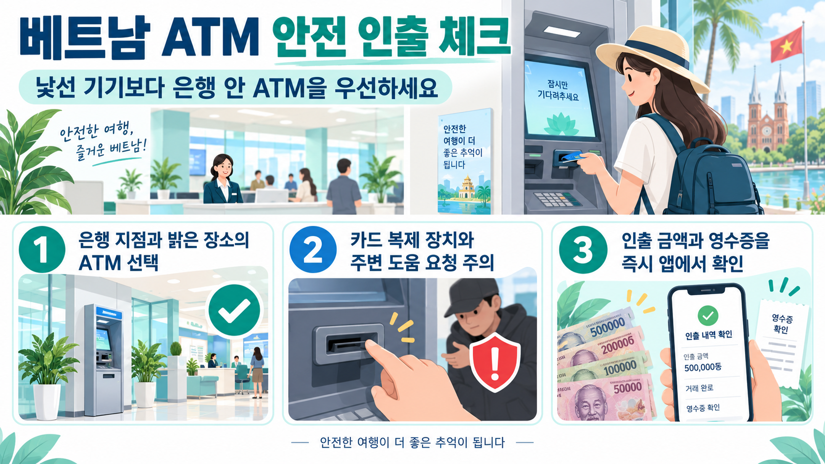 베트남 여행 현금 인출 체크리스트