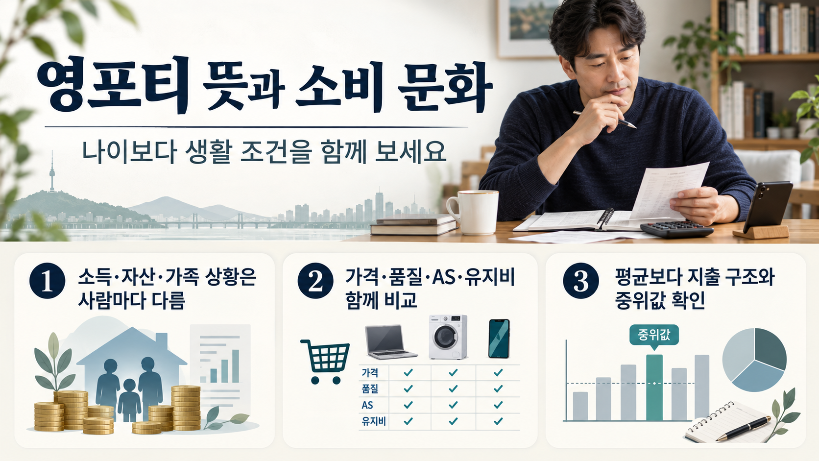 영포티 뜻과 40대 소비 문화를 설명하는 한국어 정보카드